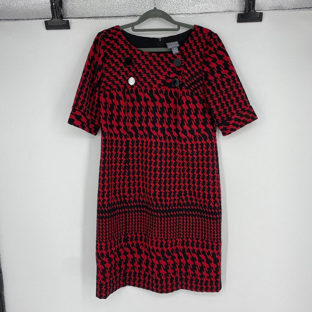 Rabbit Rabbit Rabbit | Red and Black Printed Dress - Picture 1 of 8